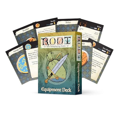 Magpie Games Root The Roleplaying Game: Equipment Deck Expansion – Adds 55 Weapon and Gear Cards - style: Equipment Deck