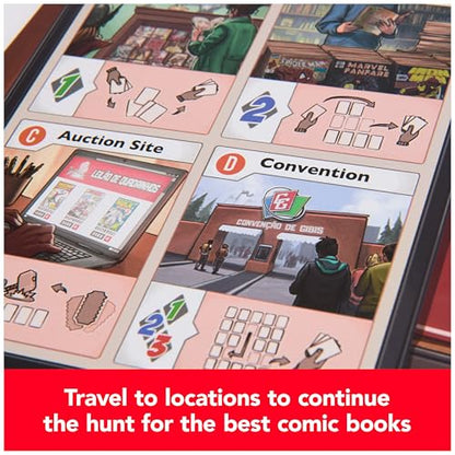 Spin Master Games, Marvel Comic Hunters, Comic Collecting Strategy Card Game for Fans of Marvel Rivals & Action Movies, 1-4 Players, for Ages 14 & Up - color: Marvel Comic Hunters