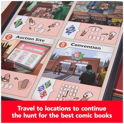 Spin Master Games, Marvel Comic Hunters, Comic Collecting Strategy Card Game for Fans of Marvel Rivals & Action Movies, 1-4 Players, for Ages 14 & Up - color: Marvel Comic Hunters