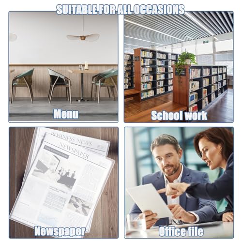 8 1/2" x 11" Rigid Print Protectors Clear Sheet Protectors Hard Plastic Paper Page Magazine Protectors for Collectors Rigid Top Loaders Document Holder Birth Certificate Protector (8) - size: 8ct 8 1/2" x 11"