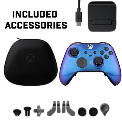 Custom Controllerzz Elite Series 2 Controller Compatible With Xbox One, Xbox Series S and Xbox Series X (Chameleon) - color: Chameleon