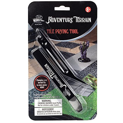 Monster Adventure Terrain Prying Tool - 2 Pack - Easily Removes Terrain Tiles and Pieces from baseplates to Quickly Change Your DND Dungeons Dragons or RPG 3D Tabletop World in Minutes
