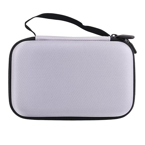 JINMEI Hard EVA Carrying Case Compatible with R36MAX/RG40XX V /RG CubeXX/ RG Cube/ Powkiddy RGB30 4-Inch Handheld Game Console Case (grey) - color: grey