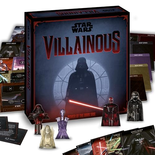 Ravensburger Star Wars Villainous - Power of The Dark Side Strategy Board Game - Join Darth Vader, Kylo Ren, and More in This Immersive Star Wars Universe Adventure - 2-4 Players - Ages 10+