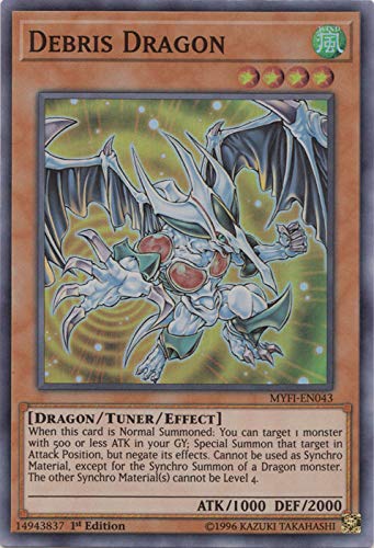Yu-Gi-Oh! - Debris Dragon - MYFI-EN043 - Super Rare - 1st Edition - Mystic Fighters