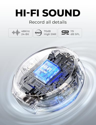 Hollyland Lark M2 Wireless Microphone for iPhone/Camera/Android/PC, 48kHz/24-bit High Fidelity Audio, 300m Range, Noise Cancelling, 40h Use, YouTube, Vlog, Streaming (2TX + 3RX + Charging Case) | 48khz/24-Bit Hi-Fi, 300m Los, Enc Noise Cancellation, 10h T
