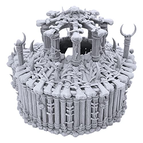 The Witch Temple by Printable Scenery, 3D Printed Tabletop RPG Scenery and Wargame Terrain 28mm Miniatures