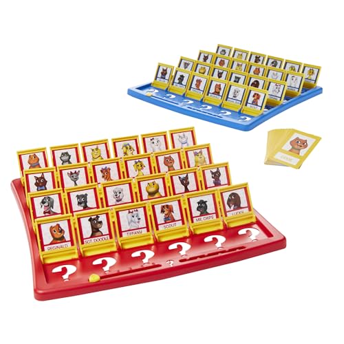 Hasbro Gaming Guess Who? Plus Board Game with People & Pet Cards