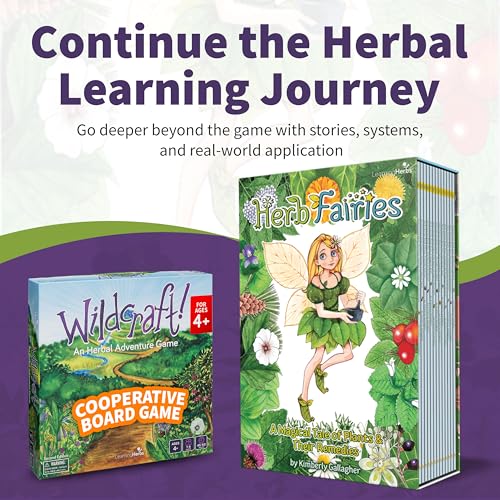 Herb Fairies 13 Plant Story Books Set, Includes a Digital Learning System | Fairy Books for Kids, Children’s Books About Fairies, Audiobooks, Crafts, Printables & Games, Interactive Educational Stories - style: Herb Fairies