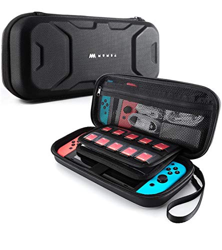 Mumba Carrying Case for Nintendo Switch OLED/Switch 1/Switch Lite, [Standard Version] Protective Travel Carry Case Pouch for Nintendo Switch Console & Accessories (Black) - color: Black