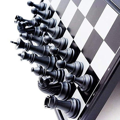 Magnetic Travel Chess Set with Folding Chess Board Educational Toys for Kids and Adults (12.6") - size: 12.6"
