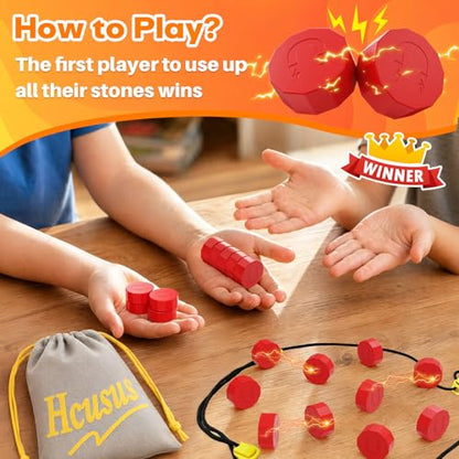 Magnet Game, Magnetic Game Chess Board Games for Kids 8-12, Magnet Game with String for Family Games Night, Fidget Toy for Kids and Adult, 2 Player Game (Magnetic Game with String) - style: magnetic game with string