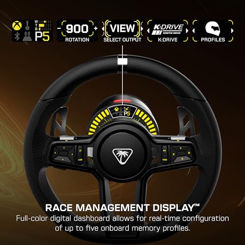 Turtle Beach VelocityOne Race KD3 Direct Drive Force Feedback Racing Wheel & Pedals for Xbox Series X|S, Xbox One & Windows 10/11 PC, USB C Connectivity - style: Race Wheel & Pedal System