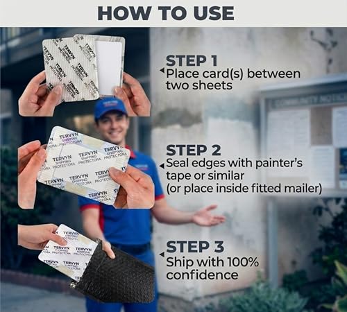 600 Pack Trading Card Shipping Protectors-3.5 x 4.5 inches | Translucent - Premium Ultra Strong Plastic Inserts, Hobby Card Transport Supplies，Trading Card Shipping Supplies - size: 600pcs