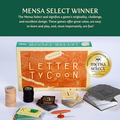 Breaking Games Letter Tycoon Mensa Select Word-Building Game, Ages 10+