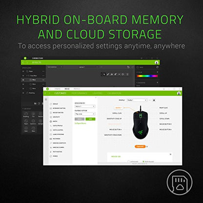 Razer Mamba Elite Wired Gaming Mouse: 16,000 DPI Optical Sensor - Chroma RGB Lighting - 9 Programmable Buttons - Mechanical Switches - style: Mamba Elite