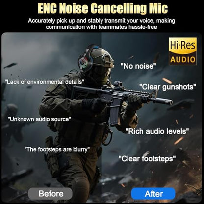 2.4GHz Wireless Gaming Headsets for PS5/PS4/Switch, New RGB Bluetooth 5.4 Noise Cancelling Gaming Headphones with 7.1 Surround Sound, 40mm Drivers, 276g Ultraligero, Memory Foam, 40Hrs Audífonos Gamer - color: Silver-black