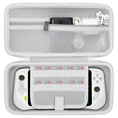 Aenllosi Hard Case for Logitech G Cloud Gaming Handheld, White | Hard shell construction, Water-resistant design, Impact-resistant design, Protective case only - color: White