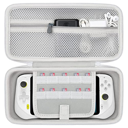 Aenllosi Hard Case for Logitech G Cloud Gaming Handheld, White | Hard shell construction, Water-resistant design, Impact-resistant design, Protective case only - color: White