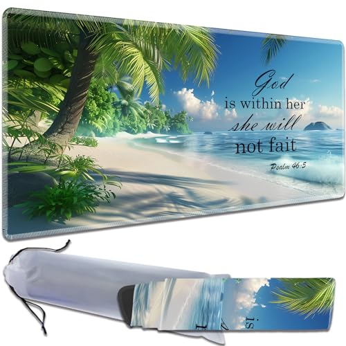 for MTG Playmat Non-Slip Rubber Play Mat with Storage Bag Combination, Ideal for Card Game Lovers TCG Play Mat, Beaches and Palm Trees - color: Beaches and Palm Trees