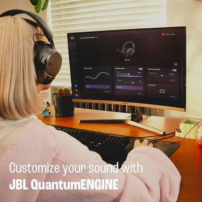 JBL Quantum 250 Wired Gaming Headset Spatial Sound Mic - White | Plug And Play 3.5mm Connection For PC, Xbox, PlayStation, Switch, With Detachable Boom Arm And Lightweight Over Ear Comfort - color: White