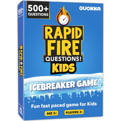 Quokka Family Conversation Cards Game - Icebreaker Game for Kids 8-12 | Break the Ice Cards for Kids and Families with 500+ Questions - Family Game Travel Version - Perfect for Family Games Night - color: Multicolored, size: Original