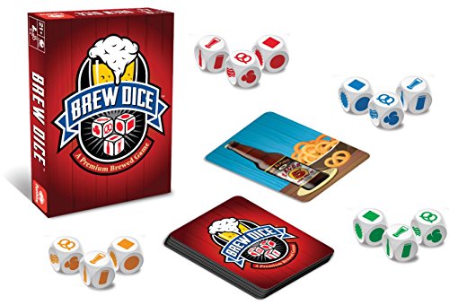 Foxmind, Brew Dice, A Premium Brewed Game - Family Card Gameplay, 2-4 Adult Players, for Ages 21+
