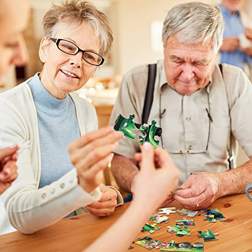 Liliful 6 Pack 16 Pcs Large Puzzles for Seniors Wooden Dementia Puzzles Alzheimer Puzzles Easy Puzzle for Elderly 12.6 x 9.45 Inch Jigsaw Puzzle for Adults Alzheimer's Products Activities