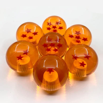 SZJLMKJ Joystick ball top handle Star Balltop Clear Ball Top Handle for ZIPPY SANWA SEIMITSU Hori Crown M6 Joystick (4 stars) - color: 4 stars