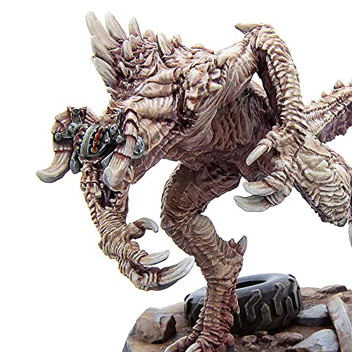 Modiphius Entertainment Ltd Fallout Wasteland Warfare: Enclave-Domesticated Deathclaw - 1 Miniature, 32mm Unpainted Figure, Captial Wave, RPG - style: Deathclaw