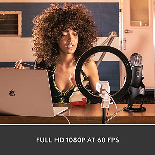 Logitech StreamCam Premium Webcam for Streaming and Content Creation, Full HD 1080p 60 fps,Works with Microsoft Teams, Google Meet, Zoom, Nintendo Switch 2’s new GameChat mode, for PC/Mac– Off-White | For streaming and content creation, works with Microso