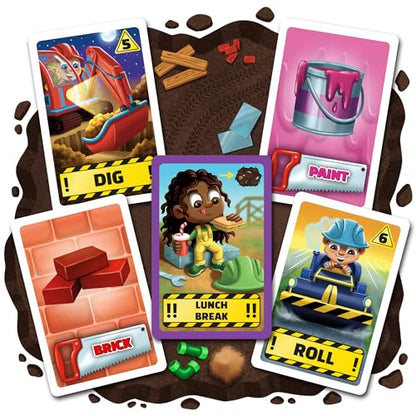 Construction Kids Cooperative Board Game Fun for Kids Ages 4+, 2-4 Players | Fun cooperative building game, kids work together to complete projects. Easy to learn, perfect for family time together.