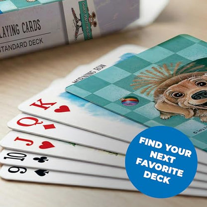 MasterPieces Officially Licensed Dogs Playing Cards - 54 Card Deck for Adults - style: Dogs