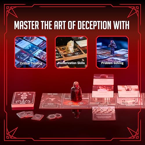 Ravensburger Star Wars Villainous - Power of The Dark Side Strategy Board Game - Join Darth Vader, Kylo Ren, and More in This Immersive Star Wars Universe Adventure - 2-4 Players - Ages 10+