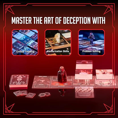 Ravensburger Star Wars Villainous - Power of The Dark Side Strategy Board Game - Join Darth Vader, Kylo Ren, and More in This Immersive Star Wars Universe Adventure - 2-4 Players - Ages 10+