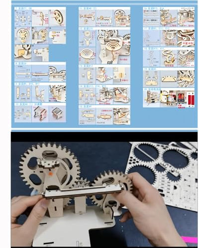 3D Wooden Brain Teaser Puzzles for Adults Teens Marble Run Model Building Kits Toys DIY Crafts Brian Teaser Wooden Puzzles with Roller Coaster Building Set Gift for Adults Teens