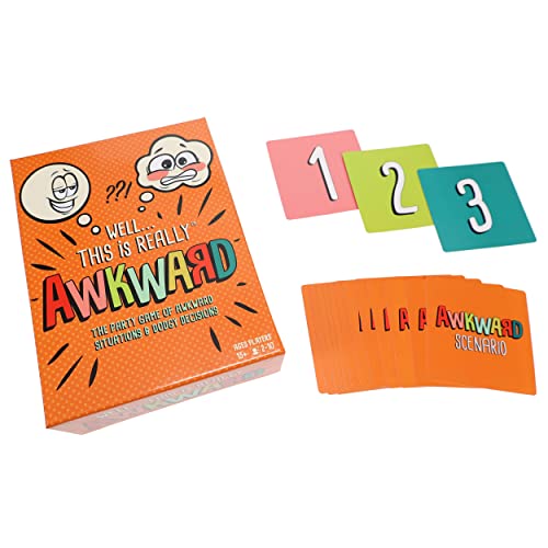 TDC Games Awkward Card Game - A Funny Party Game - Learn How Your Friends and Family Handle Uncomfortable Situations
