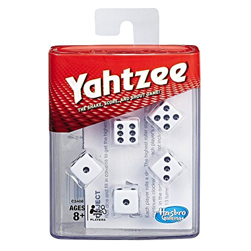 Hasbro Gaming Yahtzee Board Game, Fast-Playing Dice Game for Kids, Teens, and Adults, Strategy Games, Family Games for Kids, 2 or More Players, Ages 8 and Up
