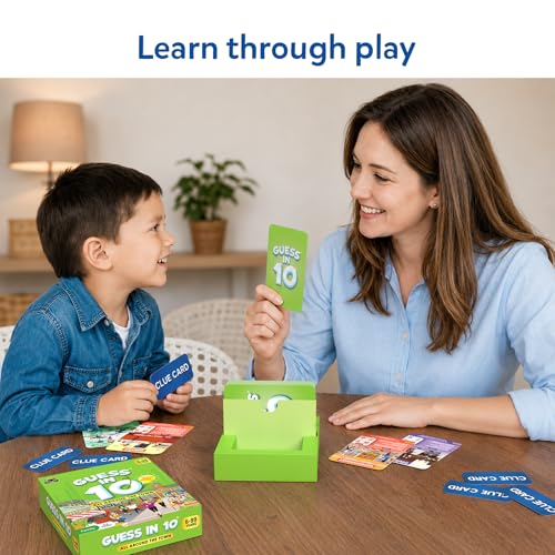 Skillmatics Guess in 10 Around Town, Perfect for Boys, Girls, Kids, and Families Who Love Card Games, Board Games, Travel Friendly, Gifts for Ages 6, 7, 8, 9 & Up - style: 3. Around the Town