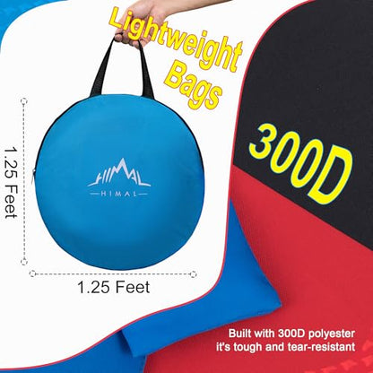 Himal Portable Cornhole Board Set, Foldable 3 x 2 Ft | 8 Toss Bags, Carrying Case, Outdoor Lawn Toss Boards, For Backyard, Camping, Tailgating and Beach