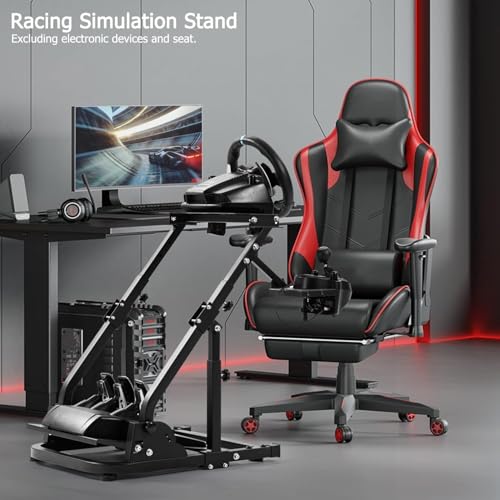 Marada Sim Racing Wheel Stand,Adjustable height angle Steering Wheel Stand | Fit for Logitech G25 G27 G29 G920 G923, for Thrustmaster T300 T248, No Wheel/Pedals/Shifter