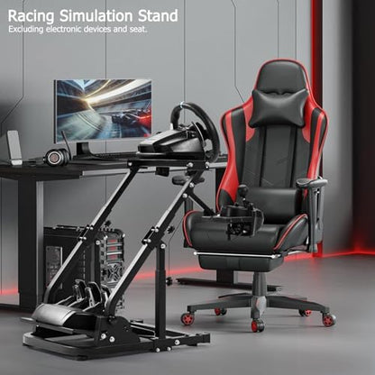 Marada Sim Racing Wheel Stand,Adjustable height angle Steering Wheel Stand | Fit for Logitech G25 G27 G29 G920 G923, for Thrustmaster T300 T248, No Wheel/Pedals/Shifter