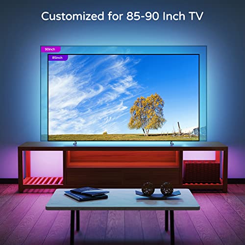 Led Lights for TV 85-95 Inches, 21Ft USB Powered TV Led Backlight, Easy-Bending Design, Ambient Lighting, Gaming Decor - size: for 85-95inch
