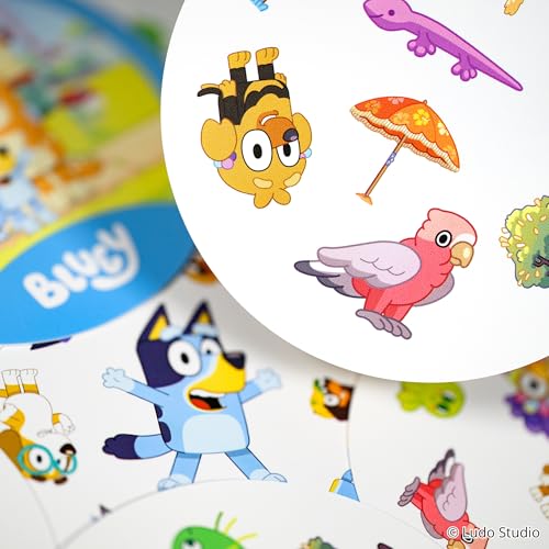 Asmodee Spot It! Bluey Card Game | Fast-Paced Matching Game Featuring Bluey & Friends, Fun for Family, Kids & Adults, Ages 4+, 2-8 Players, 15 Minute Playtime