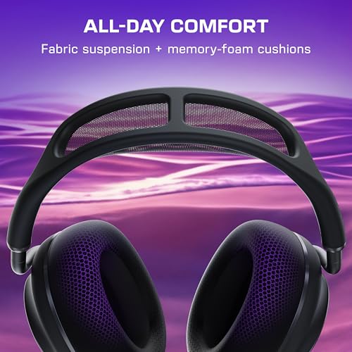 Turtle Beach Stealth Pro II Premium Wireless Gaming Headset for Xbox Series X|S, PS5, PS4, PC - Hi-Res Audio, Dolby Atmos, Active Noise Cancellation, Simultaneous Bluetooth, 24-bit Audio - Black - color: Black