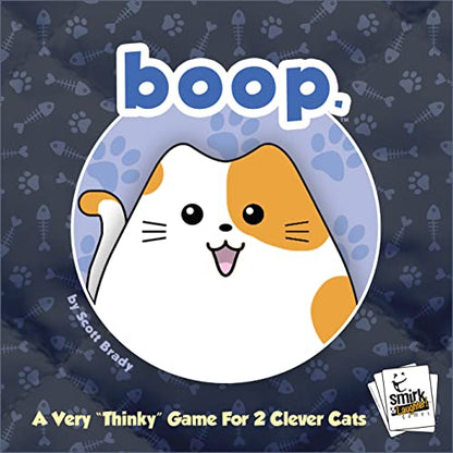 BOOP by Smirk and Dagger | Adorable 2 Player Cat and Kitten Strategy Game with 32 Wooden Pieces | Fast Tactical Puzzle Gameplay for Families Couples Kids and Adults | Ages 10+ - style: BOOP
