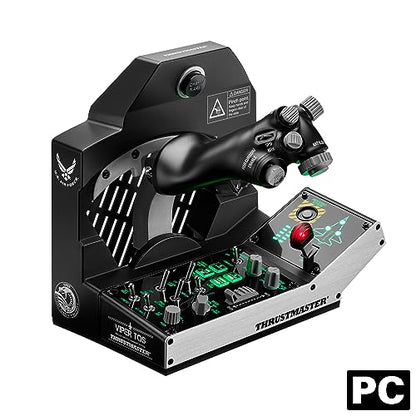 THRUSTMASTER Viper TQS Mission Pack: Metal Throttle Quadrant System & HOTAS Warthog Flight Stick for Flight Simulation, Official Replica of the U.S