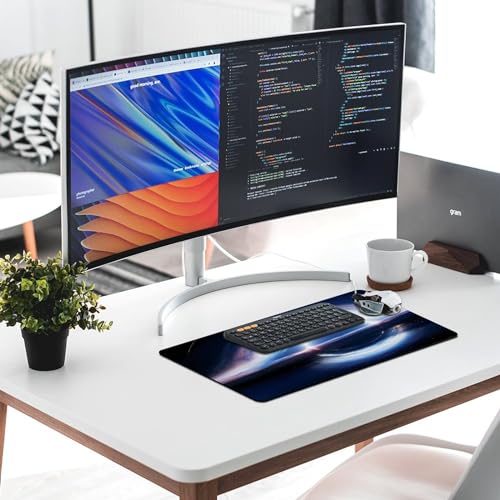 Gaming Mouse Pad, Interstellar Black Hole Mouse Pad 11.8x23.6 Inch Large Extended Computer Mouse Mat Keyboard Full Desk Mousepad for Gaming, Office, Home - color: Style-9, size: 11.8 x23.6-Inch