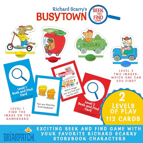 Richard Scarry's Busytown Seek & Find Game, Preschool Learning, Ages 3+
