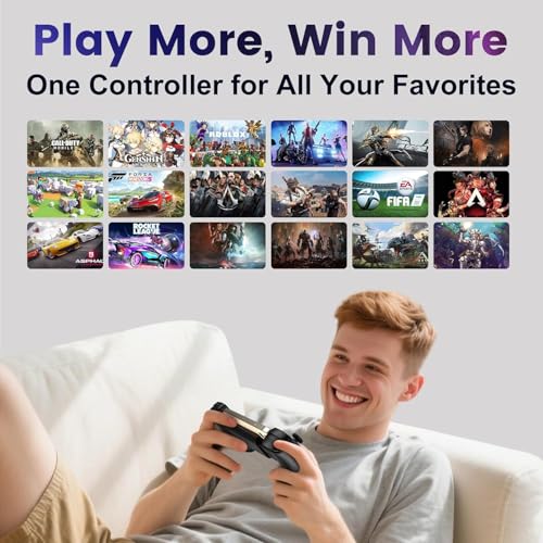 Serafim S3 Mobile Gaming Controller for iPhone 15/16/17 & Android - Hall Effect Joystick USB-C Gamepad, MFi Certified, Passthrough Charging, Fits Phone Cases up to 3mm, Low Latency for Xbox Game Pass
